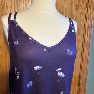 Ekouver Nightgown Sleep Dress Soft‎ Cami Style Woman’s Medium Fairycore Romantic